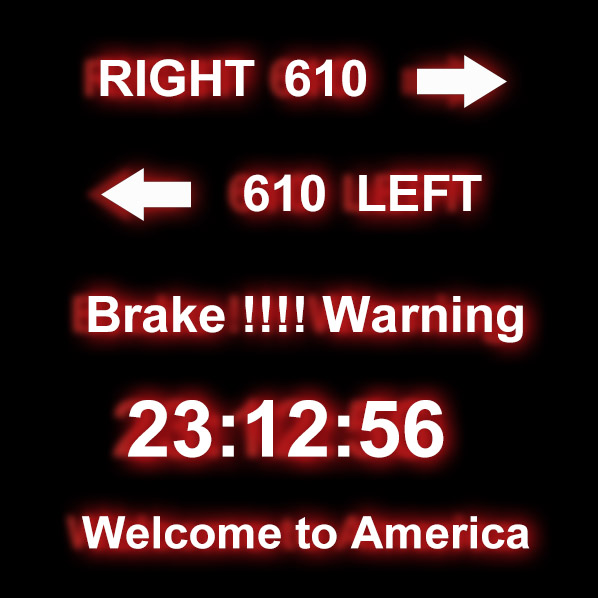 DC5V-12V LED Car Display Screen Red Programmable Image LED Sign Support Brake Turn Time DIY Scrolling Text Indoor LED Advertising Screen Display DC5V-12V LED Car Display Screen Red Programmable Image LED Sign Support Brake Turn Time DIY Scrolling Text Indoor LED Advertising Screen Display